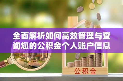 襄垣全面解析如何高效管理与查询您的公积金个人账户信息